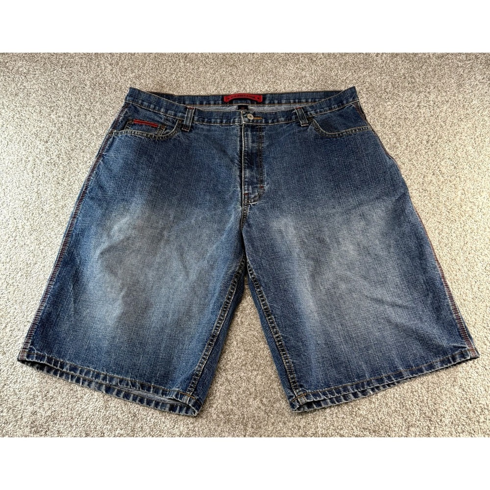 US Polo Assn Jeans Co Mens Blue Denim Shorts Size 42 Medium Wash Y2K